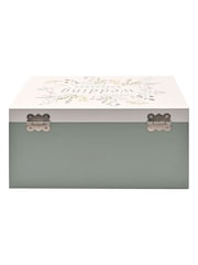 Widdop Green Wildflower Wedding Keepsake Box - Image 5 of 6
