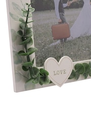 Widdop White Our Love Story' White Frame with Leaves - 8" x 10 - Image 3 of 5