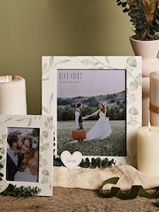 Widdop White Our Love Story' White Frame with Leaves - 8" x 10 - Image 5 of 5