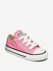 Converse Pink Chuck Taylor All Star Infant Low Trainers - Image 2 of 4