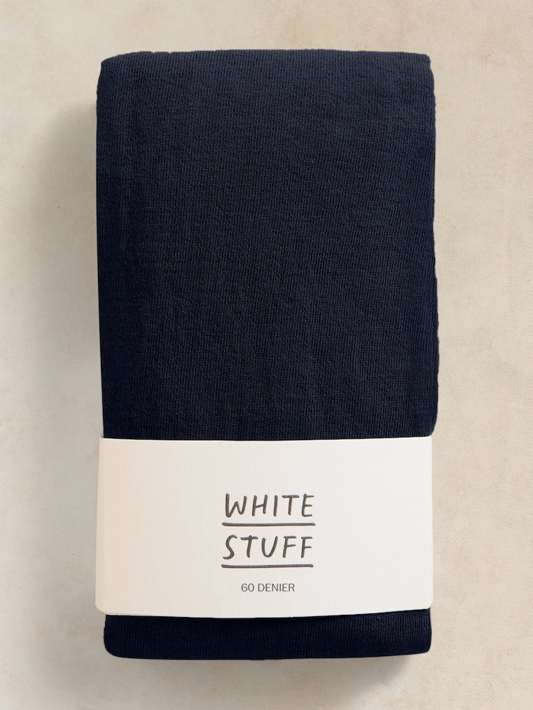 White Stuff Blue 60 Denier Tights - Image 2 of 2 White Stuff Blue 60 Denier Tights - Image 2 of 2