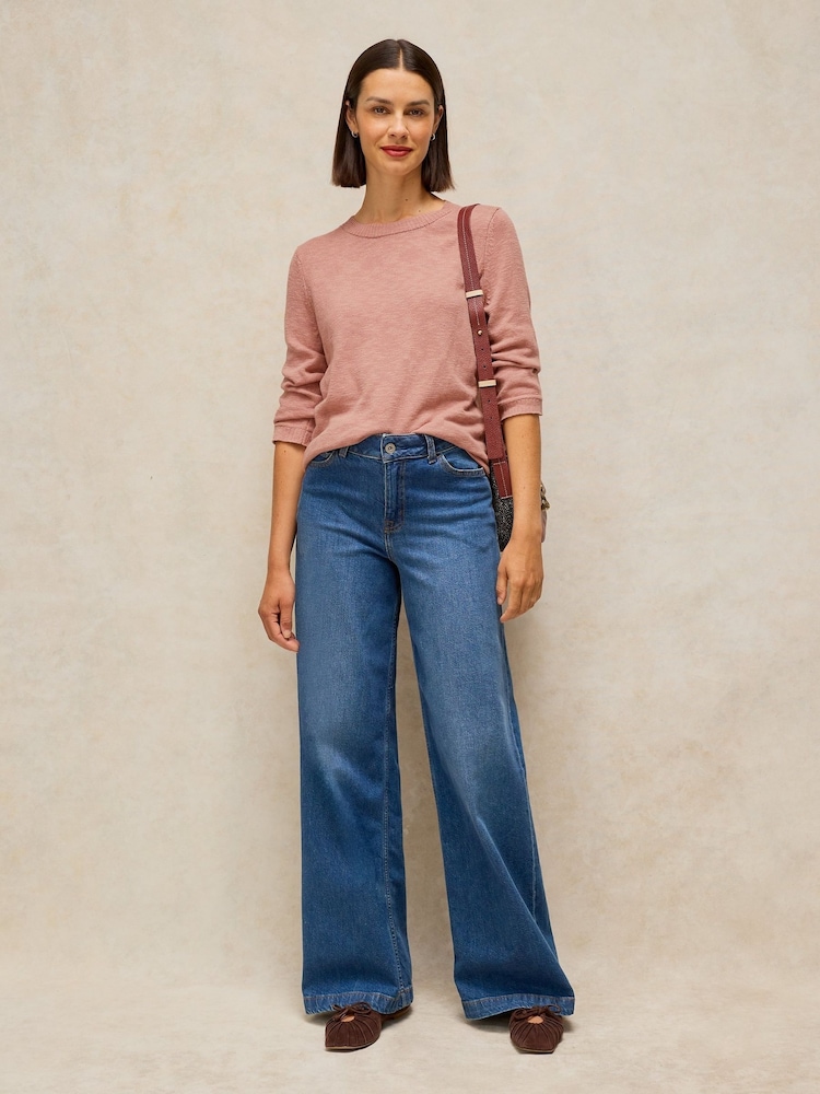 White Stuff Pink Betsy Jumper - Image 2 of 6 White Stuff Pink Betsy Jumper - Image 2 of 6