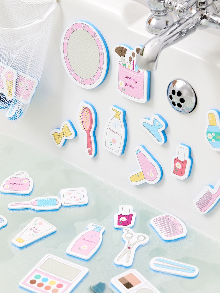 JoJo Maman Bébé Beauty Parlour Foam Bath Shapes - Image 1 of 5