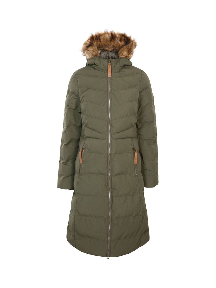 Trespass Green Audrey Padded Coat - Image 5 of 5