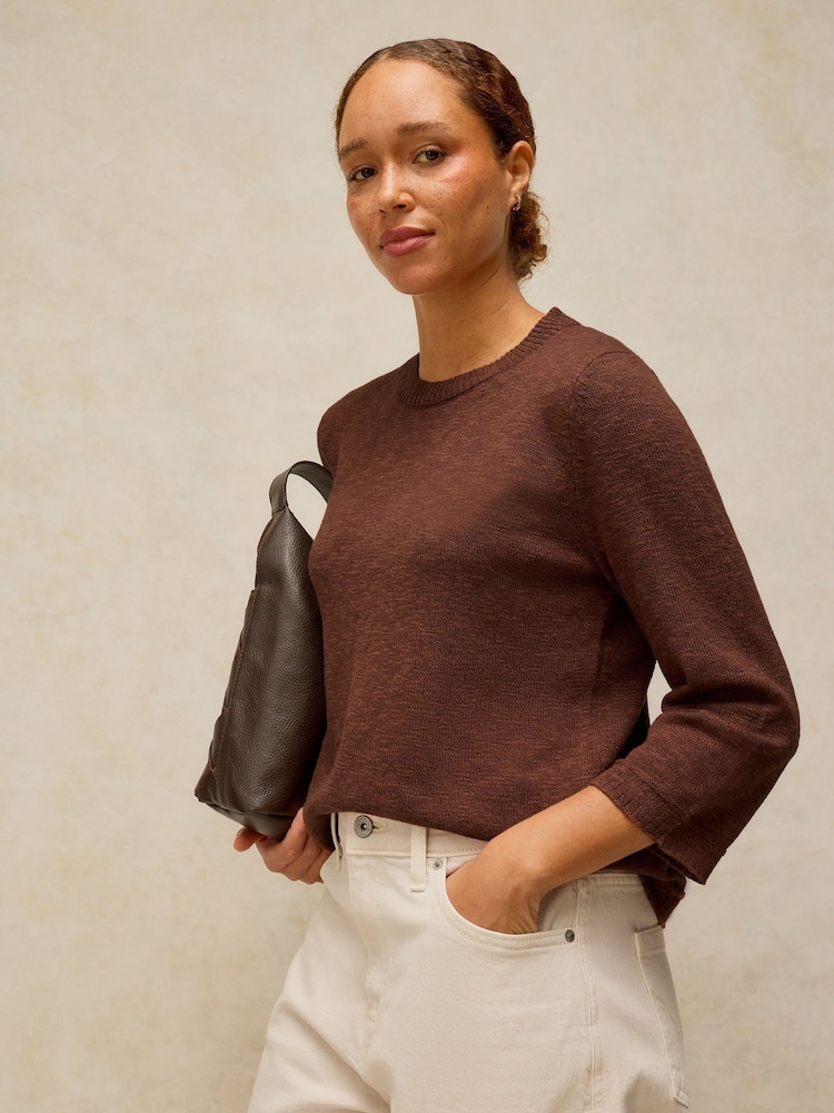 White Stuff Dark Brown Betsy Jumper - Image 1 of 6 White Stuff Dark Brown Betsy Jumper - Image 1 of 6