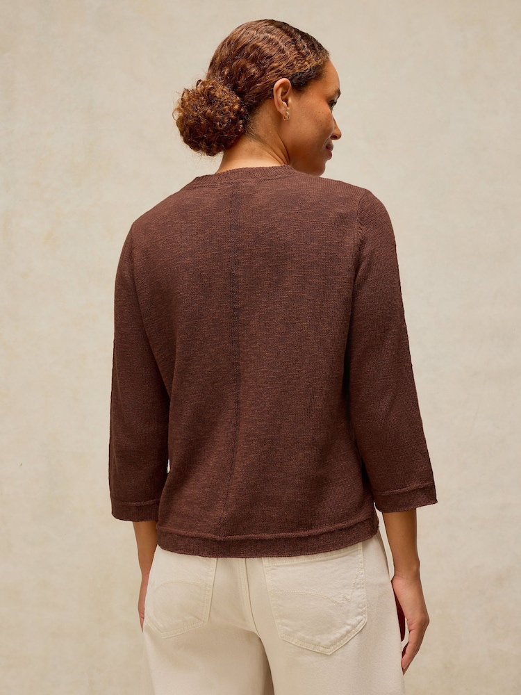 White Stuff Dark Brown Betsy Jumper - Image 2 of 6 White Stuff Dark Brown Betsy Jumper - Image 2 of 6