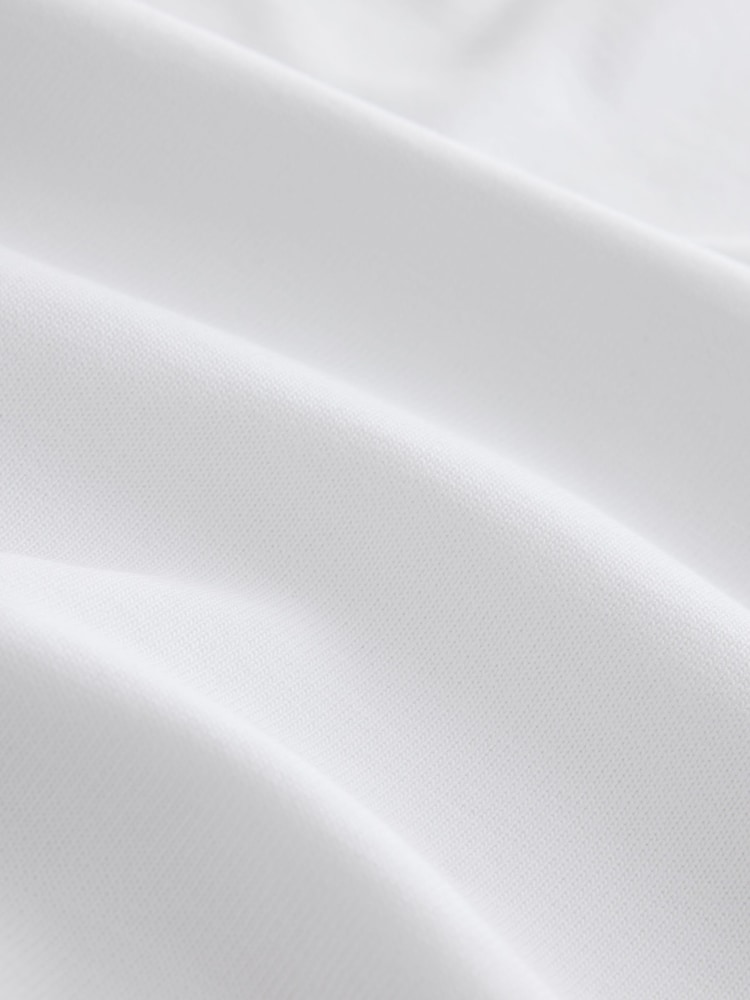 White EDIT V-Neck Boxy Fit T-Shirt - Image 8 of 8 White EDIT V-Neck Boxy Fit T-Shirt - Image 8 of 8
