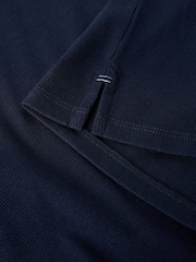 White Stuff Blue Aida Scallop Long Sleves T-Shirt - Image 6 of 6