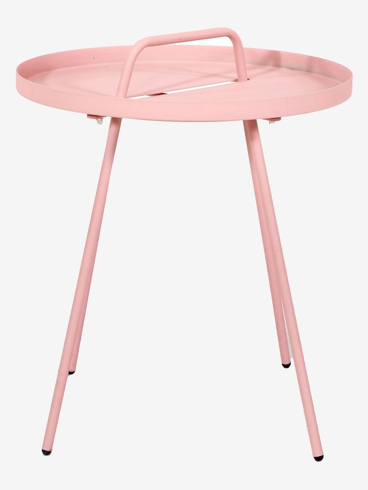 Pacific Pink Garden Garden Garden Metal Rio Carry Table - Image 1 of 3