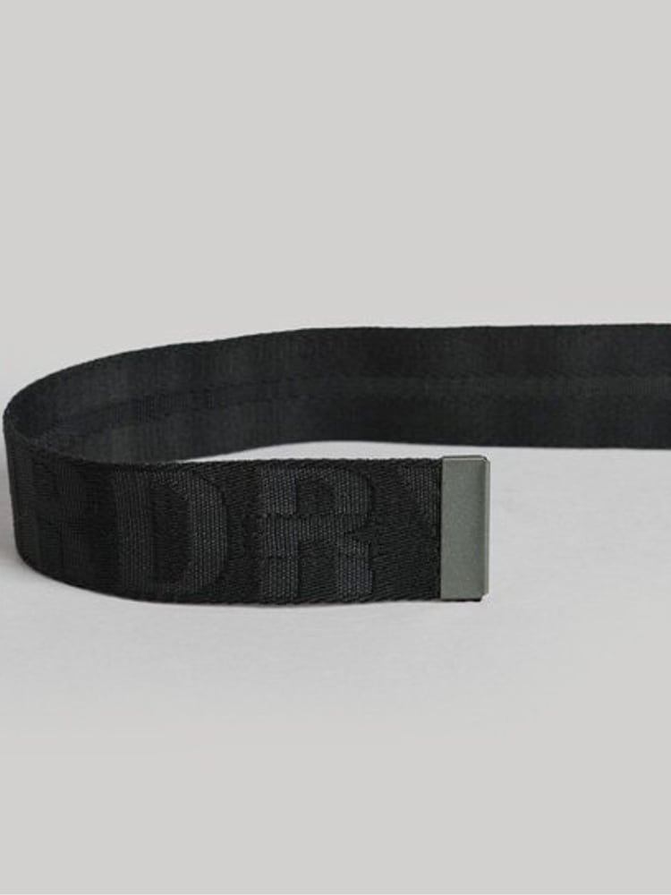 Superdry Black Webbing Belt - Image 4 of 4