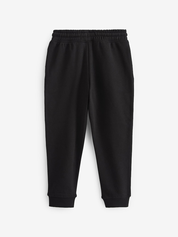 Black Slim Fit Joggers 2 Pack (3-16yrs) - Image 3 of 4