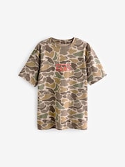 Vans Boys Red Scuttle 100% Cotton T-Shirt - Image 1 of 5