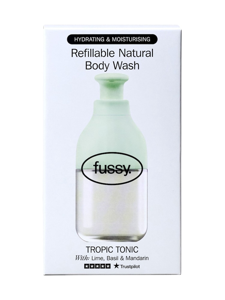 FUSSY Refillable Natural Body Wash Tropic Tonic 320ml - Image 1 of 5 FUSSY Refillable Natural Body Wash Tropic Tonic 320ml - Image 1 of 5