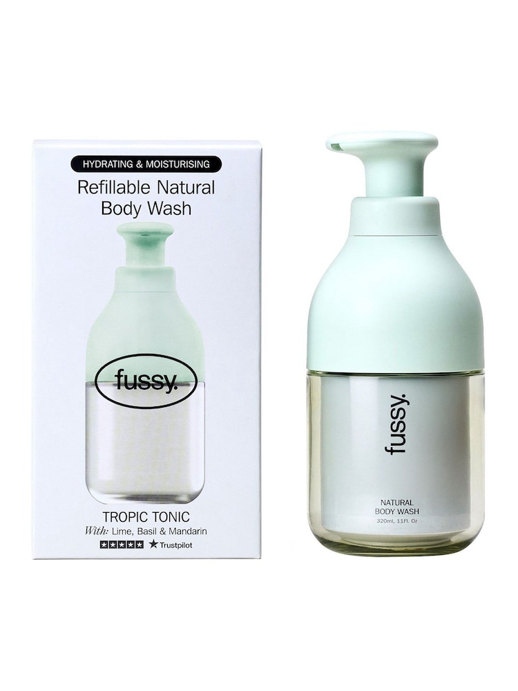 FUSSY Refillable Natural Body Wash Tropic Tonic 320ml - Image 2 of 5 FUSSY Refillable Natural Body Wash Tropic Tonic 320ml - Image 2 of 5
