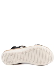 Pavers Black Comfort Beaded Wedge Sandals - Image 5 of 6