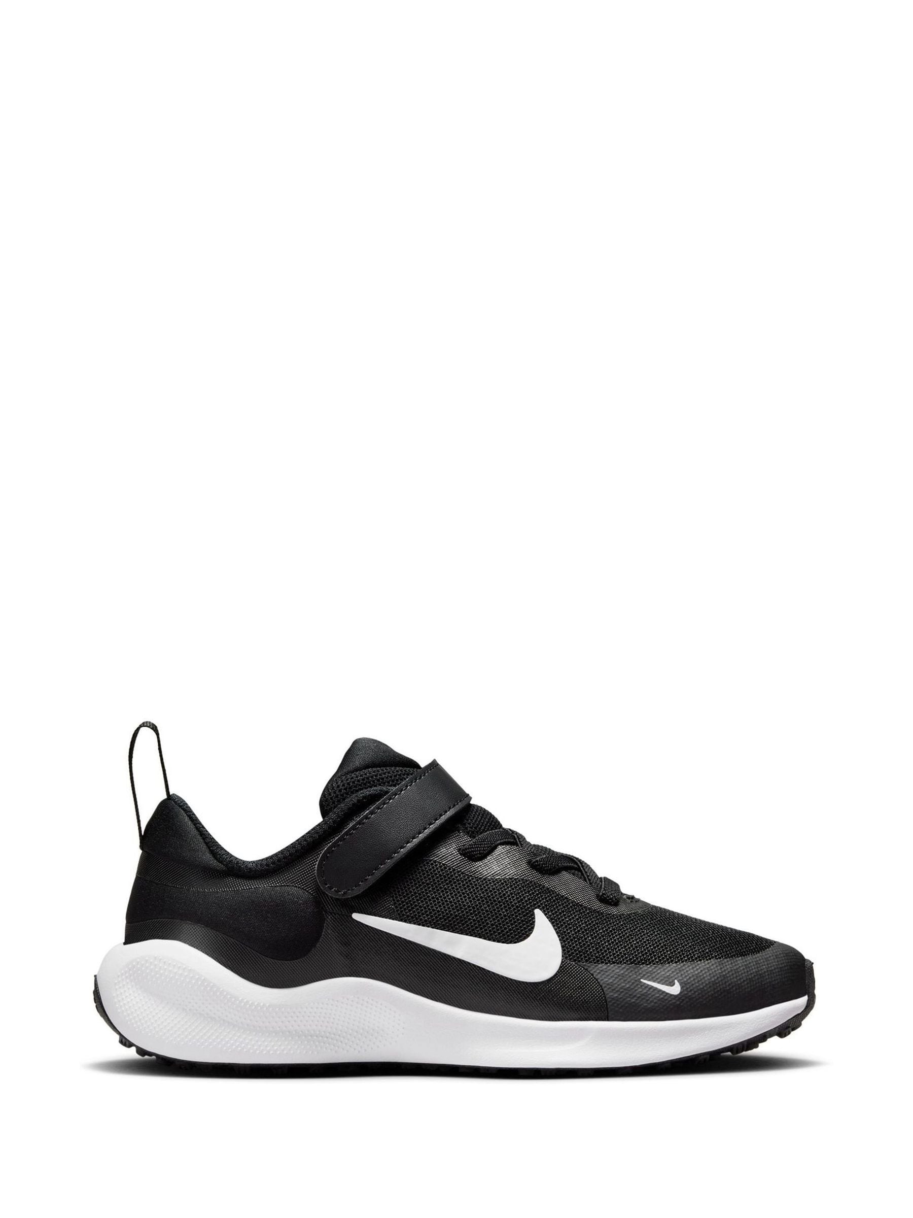Buy Nike Black White Junior Revolution 7 Trainers from Next Luxembourg