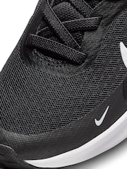 Nike Black/White Junior Revolution 7 Trainers - Image 12 of 12