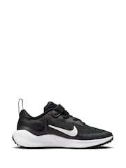 Nike Black/White Junior Revolution 7 Trainers - Image 3 of 12