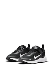 Nike Black/White Junior Revolution 7 Trainers - Image 6 of 12