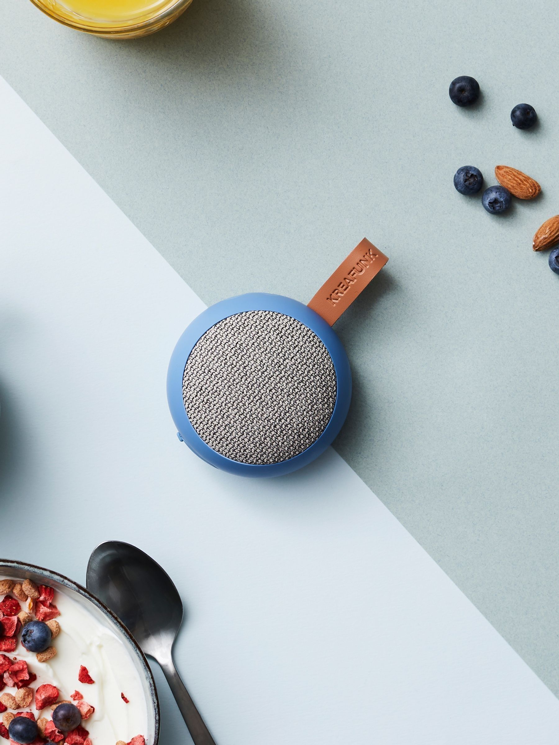 Kreafunk Unisex River Blue Ago 2 Fabric Bluetooth Speaker - Image 1