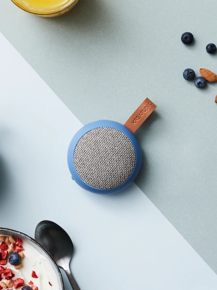 Kreafunk River Blue aGO 2 Fabric Bluetooth Speaker - Image 1 of 3 Kreafunk River Blue aGO 2 Fabric Bluetooth Speaker - Image 1 of 3