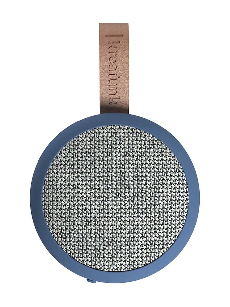 Kreafunk River Blue aGO 2 Fabric Bluetooth Speaker - Image 2 of 3 Kreafunk River Blue aGO 2 Fabric Bluetooth Speaker - Image 2 of 3