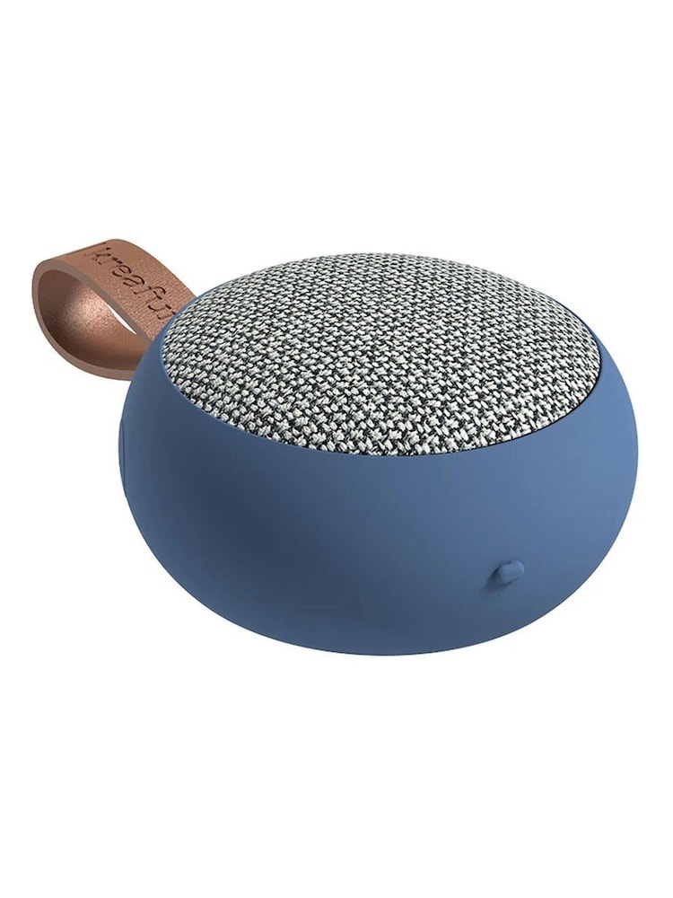 Kreafunk River Blue aGO 2 Fabric Bluetooth Speaker - Image 3 of 3 Kreafunk River Blue aGO 2 Fabric Bluetooth Speaker - Image 3 of 3