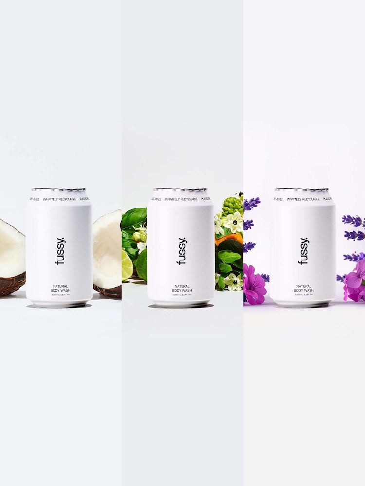 FUSSY Natural Body Wash Refills Discovery Set - Image 1 of 3 FUSSY Natural Body Wash Refills Discovery Set - Image 1 of 3
