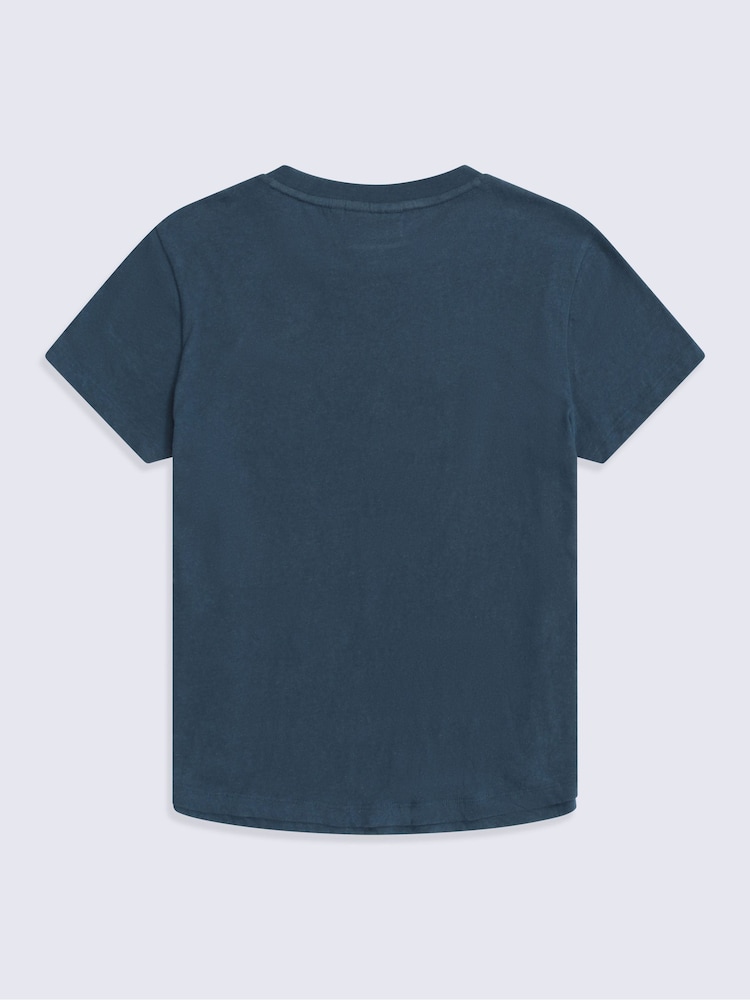 Animal Blue Miley Linen Blend T-Shirt - Image 2 of 4 Animal Blue Miley Linen Blend T-Shirt - Image 2 of 4