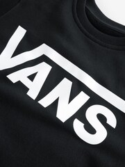 Vans Boys Classic Crew 100% Cotton Black Sweatshirt - Image 3 of 3