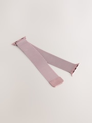 Pink Mesh Watch Strap - Image 4 of 7