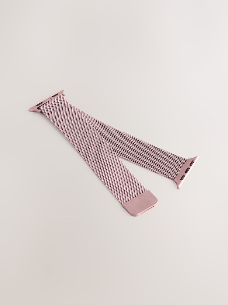 Pink Mesh Watch Strap - Image 4 of 7