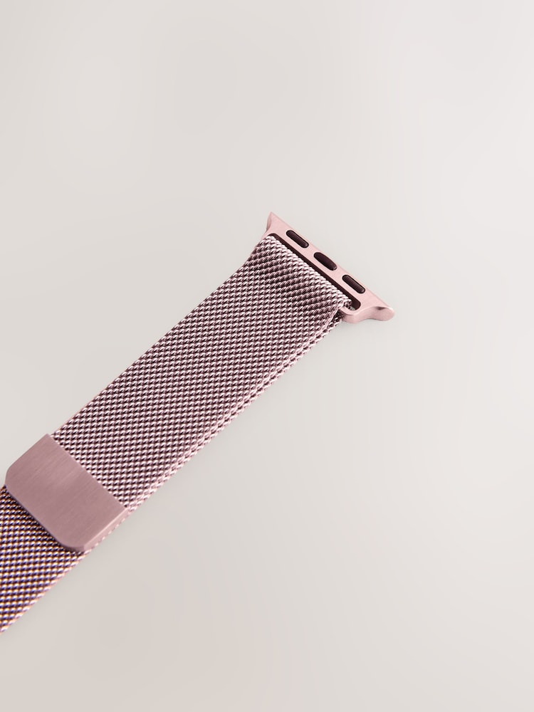 Pink Mesh Watch Strap - Image 6 of 7