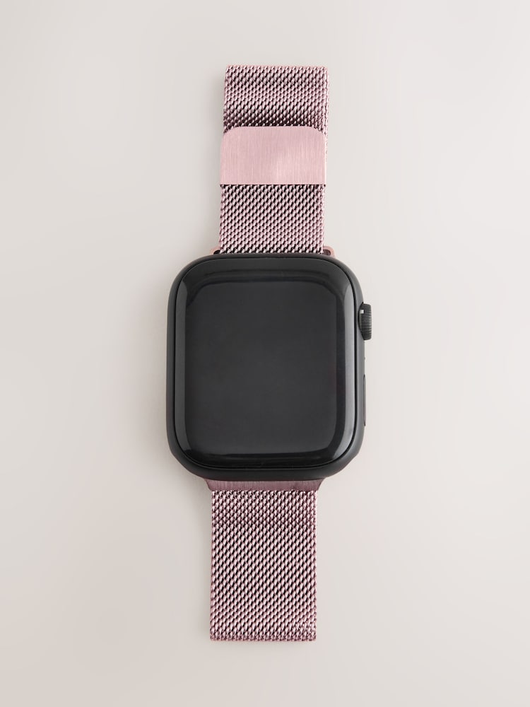 Pink Mesh Watch Strap - Image 7 of 7