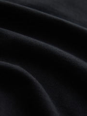 Black EDIT V-Neck Boxy Fit T-Shirt - Image 8 of 8