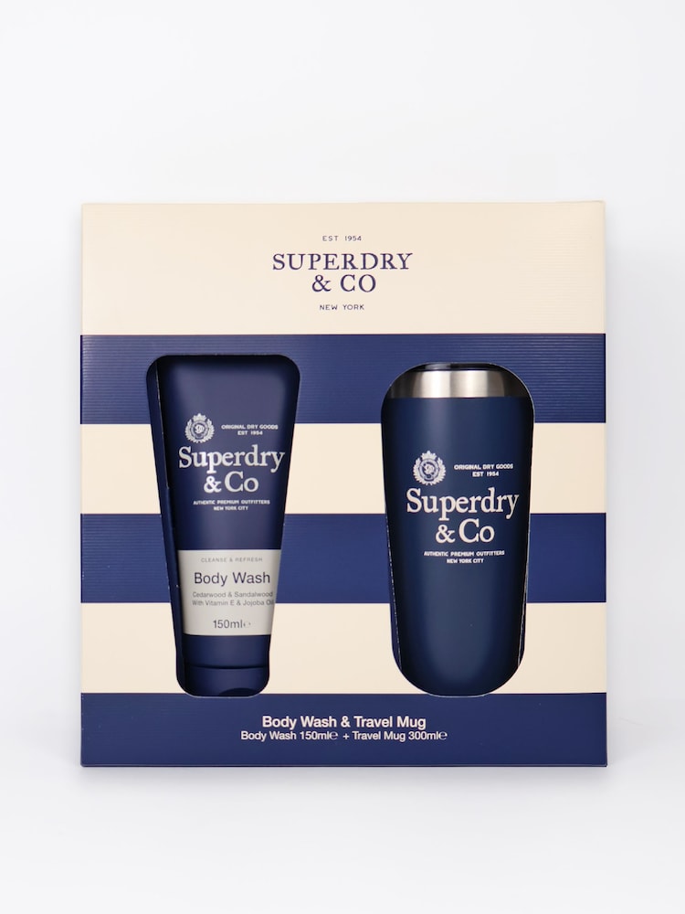 Superdry Travel Mug Gift Set - Image 1 of 4