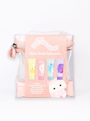 Squishmallows Body Washes 4 x 50ml & Toiletry Bag Gift Set - Image 1 of 3