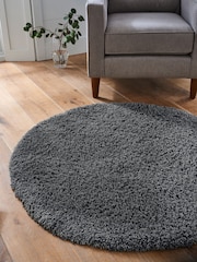 Charcoal Grey Comfy Twist Shaggy Rug - Image 3 of 9