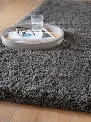 Charcoal Grey Comfy Twist Shaggy Rug - Image 5 of 9