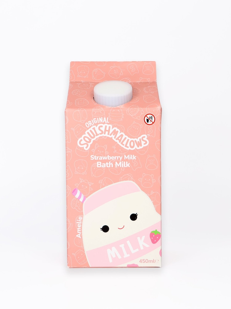 Squishmallows Strawberry Body Butter & Bath Milk Gift Set - Εικόνα 4 του 4