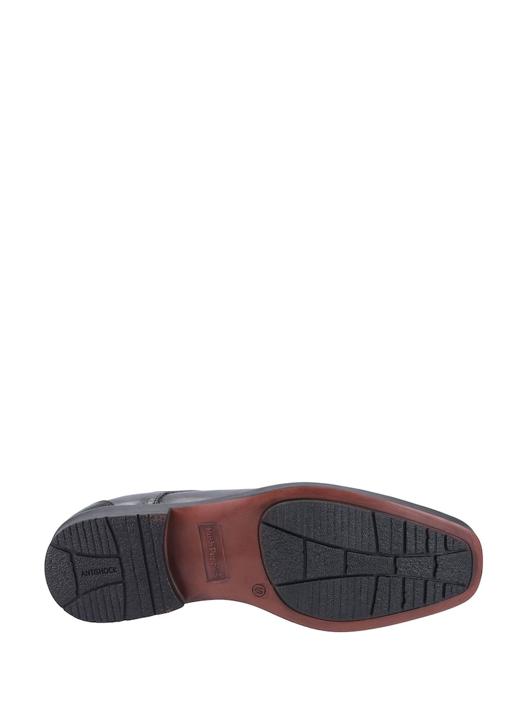 Hush Puppies Black Brandon Lace-Up Shoes - Image 4 of 4