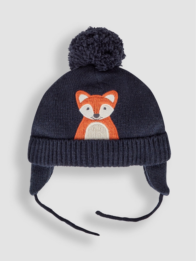 Gorro con detalle de pompón de Jojo Maman Bébé - Imagen 1 de 3 Gorro con detalle de pompón de Jojo Maman Bébé - Imagen 1 de 3