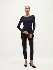 Hobbs Shauna Sparkle Boat Neck Top - Imagem 4 de 5