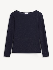 Hobbs Shauna Sparkle Boat Neck Top - Imagem 5 de 5
