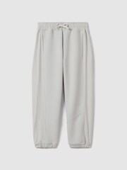 Reiss Grey Maja 9-13 yrs Hybrid Jersey Jogging Bottoms - Image 2 of 4
