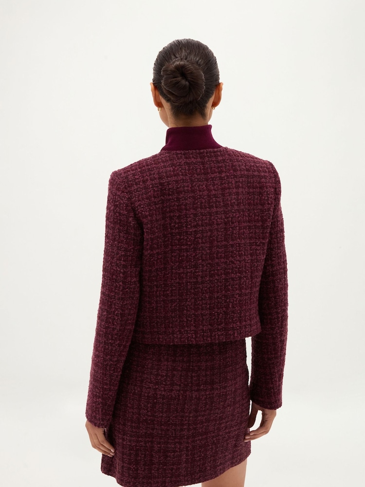 Hobbs Maria Tweed Jacket - 5的图像2｝