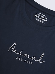 Animal Blue Marina Logo T-Shirt - Image 3 of 5