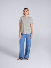 Animal Green Miley Linen Blend T-Shirt - Image 2 of 4