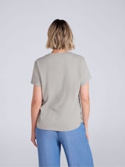 Animal Green Miley Linen Blend T-Shirt - Image 3 of 4