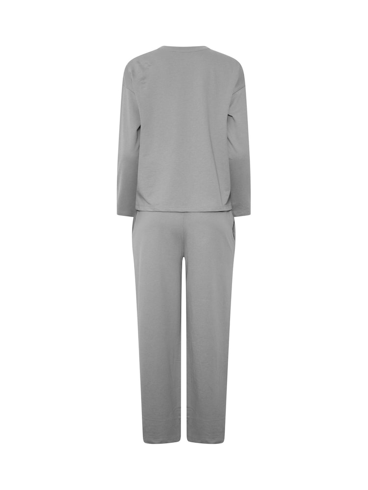 PixieGirl Petite Grey Sweatshirt & Wide Leg Joggers Set - Image 6 of 6 PixieGirl Petite Grey Sweatshirt & Wide Leg Joggers Set - Image 6 of 6